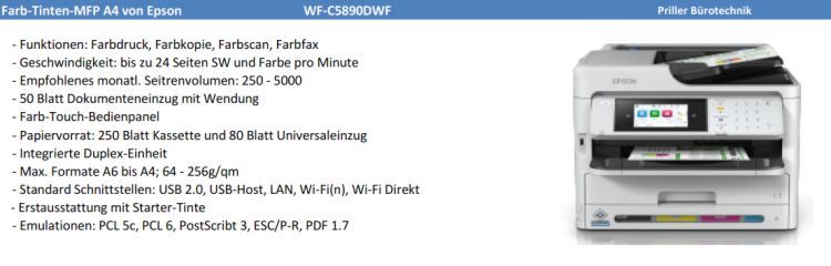 Epson WF-C5890DWF